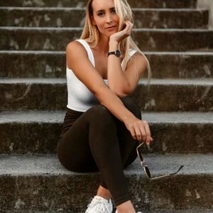 Elietian Ribbed High Waisted Leggings